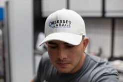 Obsessed Garage Logo Hat -Workshop Tools Shop white hat 2 of 11 48572034246 o 3f962851 45ce 4042 9edf 9994d74b0e90